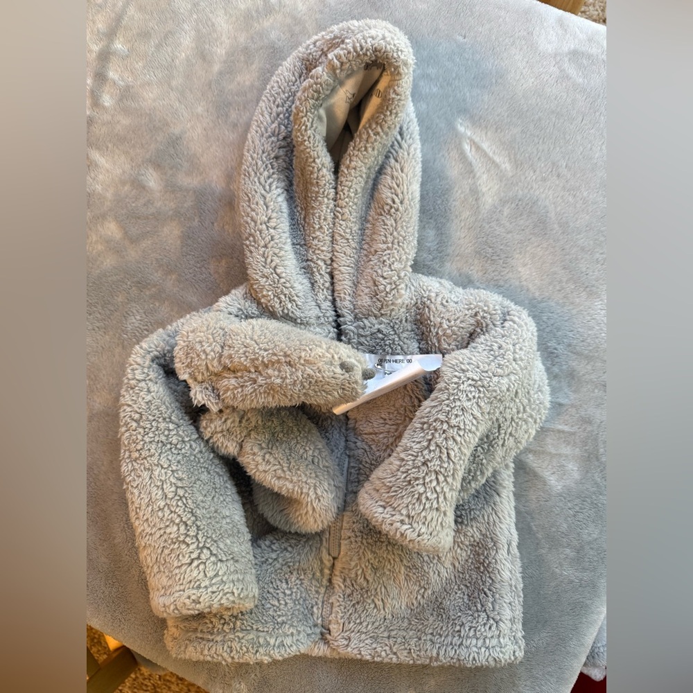 Carter's Soft Gray Puffer Jacket for Kids